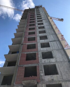 August 2021. Non-destructive testing of welded joints of embedded parts of ventilation units, loops of staircases, lightning protection current collectors during the construction of an apartment building.