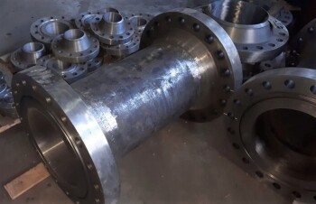 October 2020. Ultrasonic inspection of products (flanges).