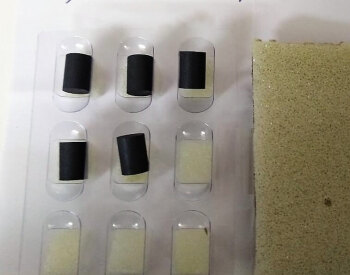 December 2020. X-ray inspection of ferrite blanks.
