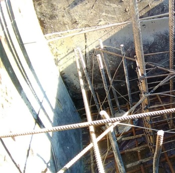 May 2020. Determination of the strength of monolithic structures (separation with chipping, shock pulse) during the construction of an administrative warehouse.